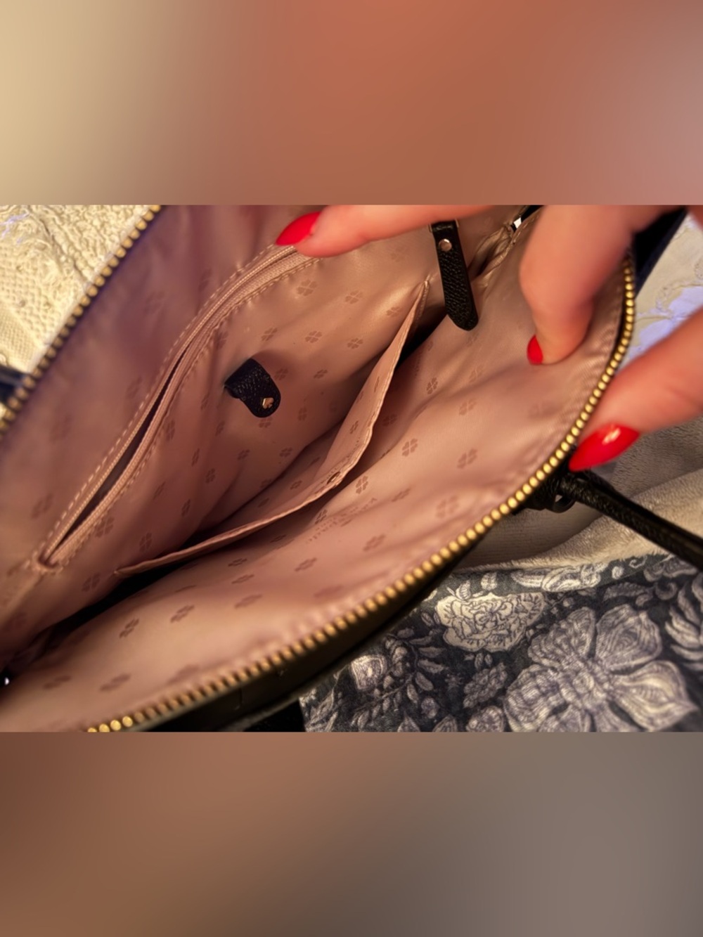Kate Spade New York Margaux Satchel | Black - Picture 12 of 16